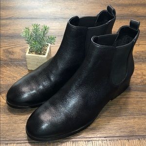 Cole Haan Black Leather Landsman Ankle Bootie